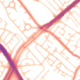 Daytime road noise heatmap for L13 0BB