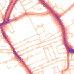 Daytime road noise heatmap for L13 0BG