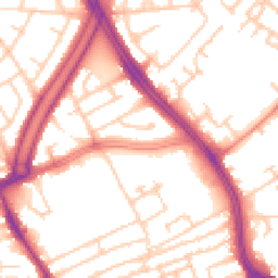 Daytime road noise heatmap for L13 0BN