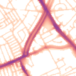 Daytime road noise heatmap for L13 0BY