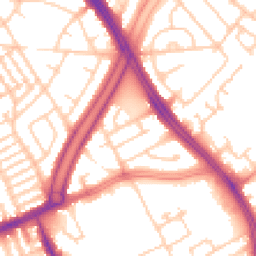 Daytime road noise heatmap for L13 0DB