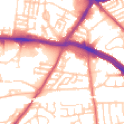 Daytime road noise heatmap for L13 1BN