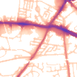 Daytime road noise heatmap for L13 1BP
