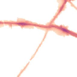 Night-time road noise heatmap for L13 1BP