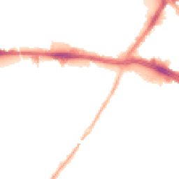 Night-time road noise heatmap for L13 1BR