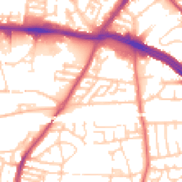 Daytime road noise heatmap for L13 1DF