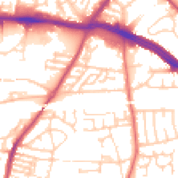 Daytime road noise heatmap for L13 1DG