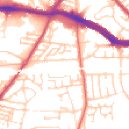 Daytime road noise heatmap for L13 1DL