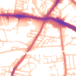 Daytime road noise heatmap for L13 1DP