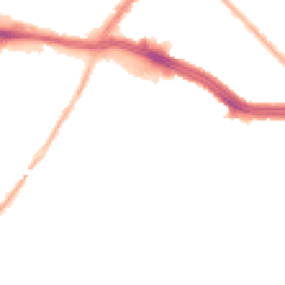 Night-time road noise heatmap for L13 1DQ