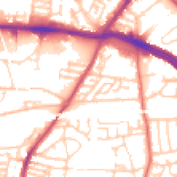 Daytime road noise heatmap for L13 1DR