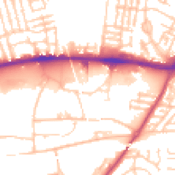 Daytime road noise heatmap for L13 1FA