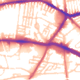 Daytime road noise heatmap for L13 1HW