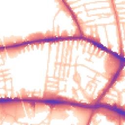 Daytime road noise heatmap for L13 2AD
