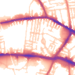 Daytime road noise heatmap for L13 2AE