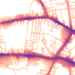 Daytime road noise heatmap for L13 2AL