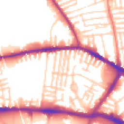 Daytime road noise heatmap for L13 2AN