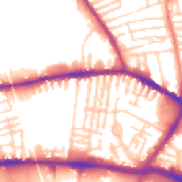 Daytime road noise heatmap for L13 2AR