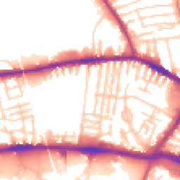 Daytime road noise heatmap for L13 2AU
