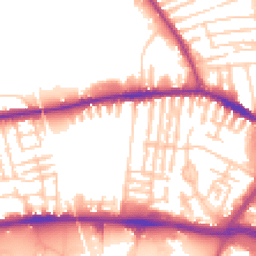Daytime road noise heatmap for L13 2BA