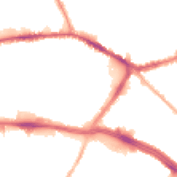 Night-time road noise heatmap for L13 2BX