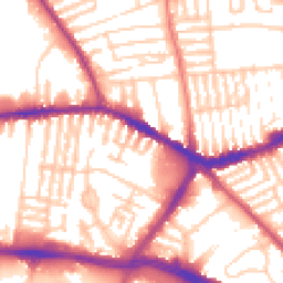 Daytime road noise heatmap for L13 2DP