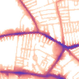 Daytime road noise heatmap for L13 2DU