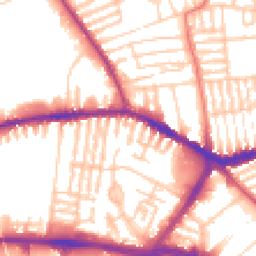 Daytime road noise heatmap for L13 2DX