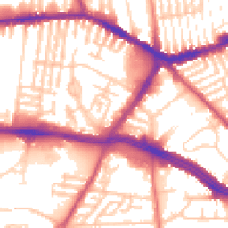 Daytime road noise heatmap for L13 2HF