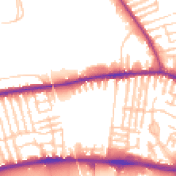 Daytime road noise heatmap for L13 3AY
