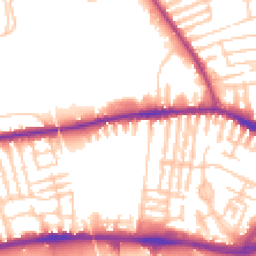 Daytime road noise heatmap for L13 3BA