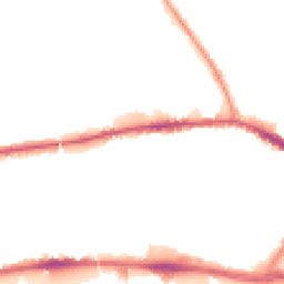 Night-time road noise heatmap for L13 3BB