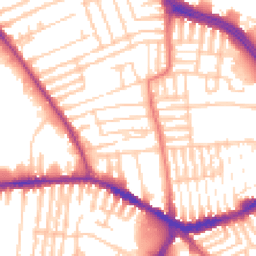 Daytime road noise heatmap for L13 3BJ