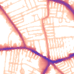 Daytime road noise heatmap for L13 3DG