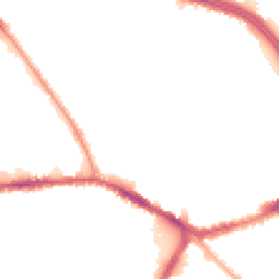 Night-time road noise heatmap for L13 3DG