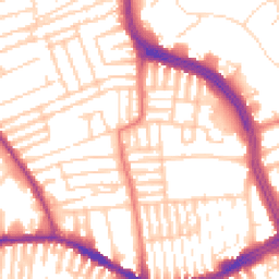 Daytime road noise heatmap for L13 3DJ