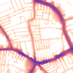 Daytime road noise heatmap for L13 3EB