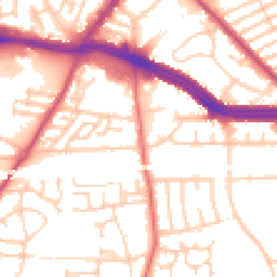 Daytime road noise heatmap for L13 4AH