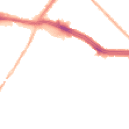 Night-time road noise heatmap for L13 4AH