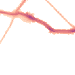 Night-time road noise heatmap for L13 4AP