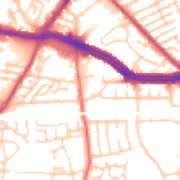 Daytime road noise heatmap for L13 4AR