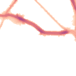 Night-time road noise heatmap for L13 4AU