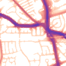 Daytime road noise heatmap for L13 4BE
