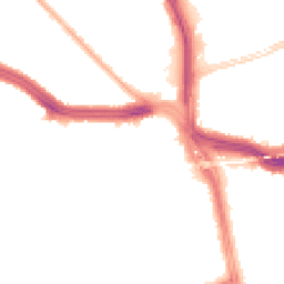 Night-time road noise heatmap for L13 4BG