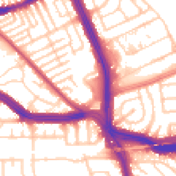 Daytime road noise heatmap for L13 4BX