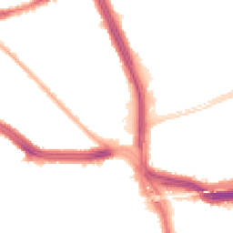 Night-time road noise heatmap for L13 4BX