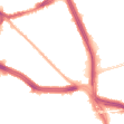 Night-time road noise heatmap for L13 4DB
