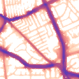 Daytime road noise heatmap for L13 4DG