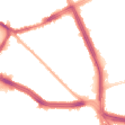 Night-time road noise heatmap for L13 4DG