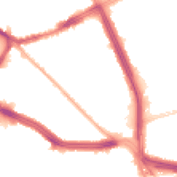 Night-time road noise heatmap for L13 4DQ